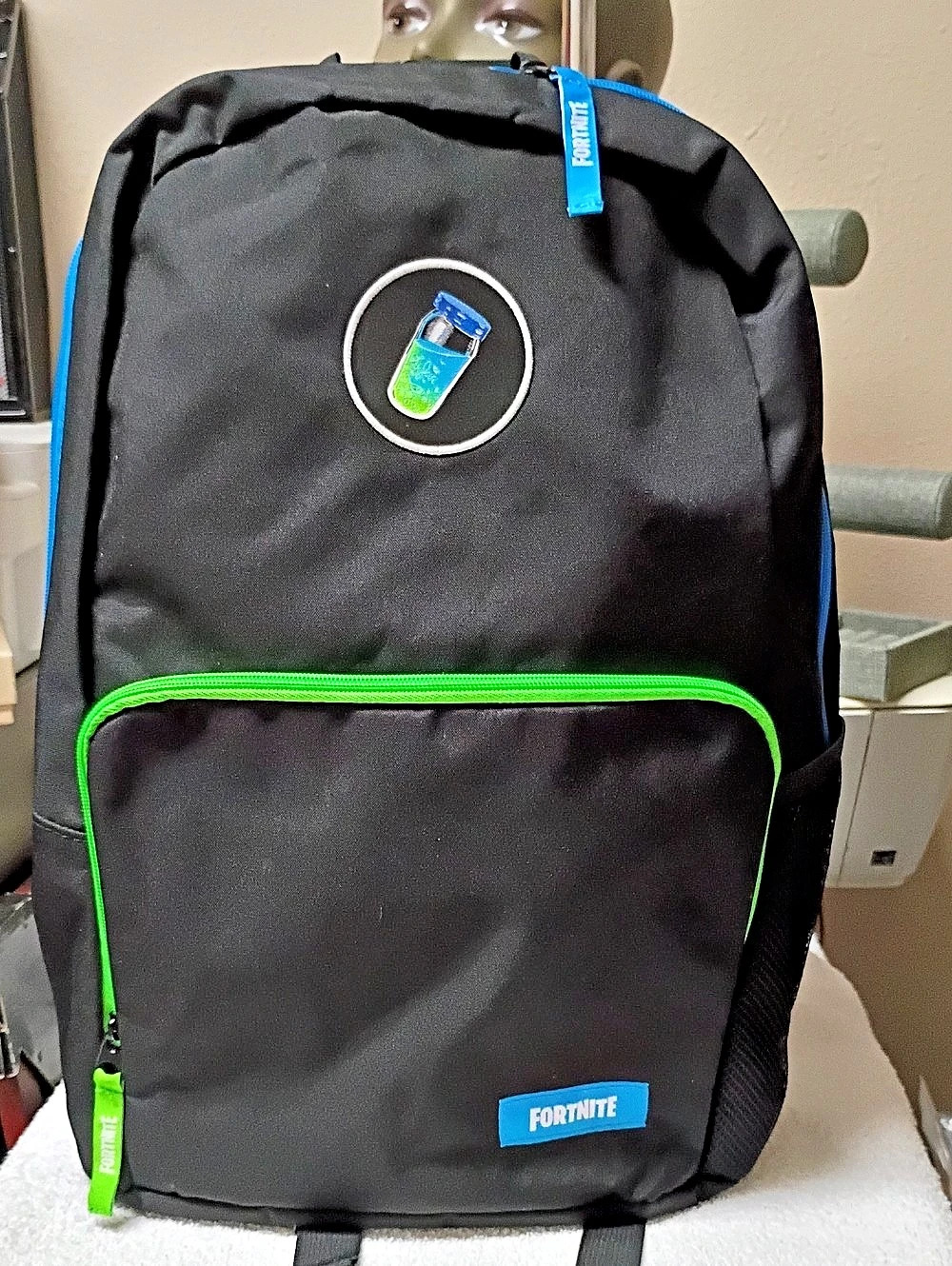 Fortnite Multiplier Backpack in Black & Green